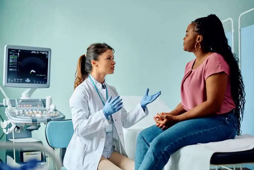 Rejuvenating Intimacy: Exploring Surgical Solutions for Vaginal Laxity 1 Woman have consultation about vaginal laxity Nuneaton